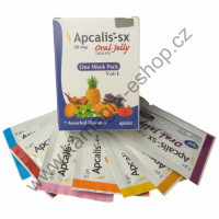 Apcalis SX Oral jelly 20mg 1 balení 7 sáčků